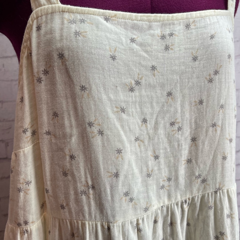 Rylee and cru size large cream colored tiered maxi dress - Picture 3 of 5